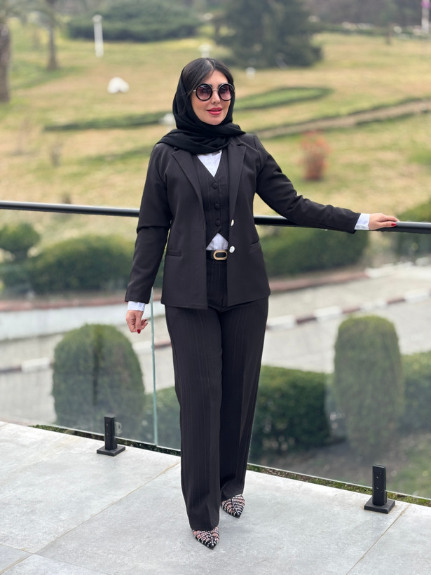 کت و شلوارو ژیله زنانه مدل میرا
