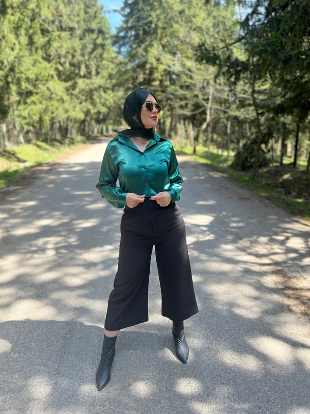 شلوار واید زنانه مدل آمور